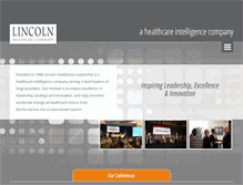 Tablet Screenshot of lincolnhc.com